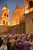 Cathedral in the day of Señor de los Milagros