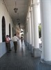 Walkway in a downtown street