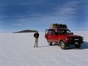 Mit dem Jeep quer durch die Salzwüste