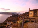 Ecolodge al atardecer