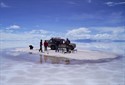 Salar de Uyuni con agua